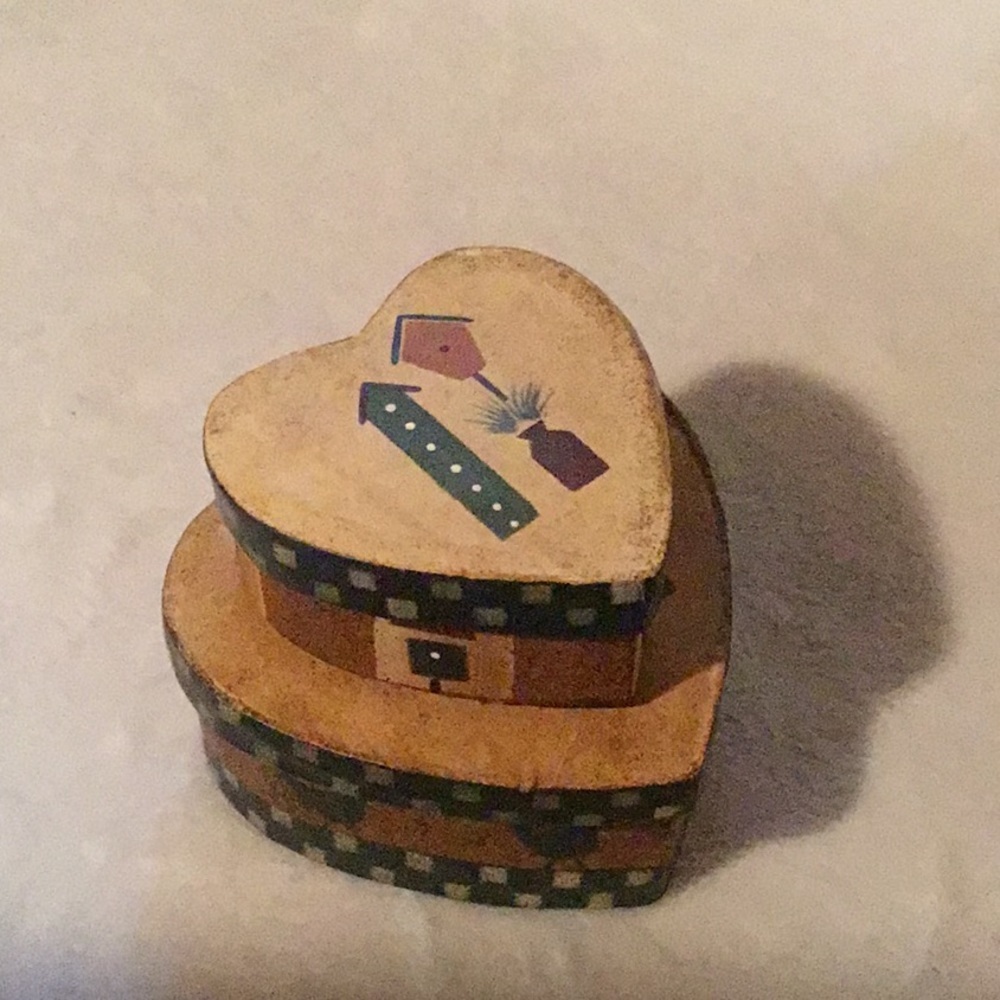 Farmhouse Country Home Decor Nesting Trinket Boxes
